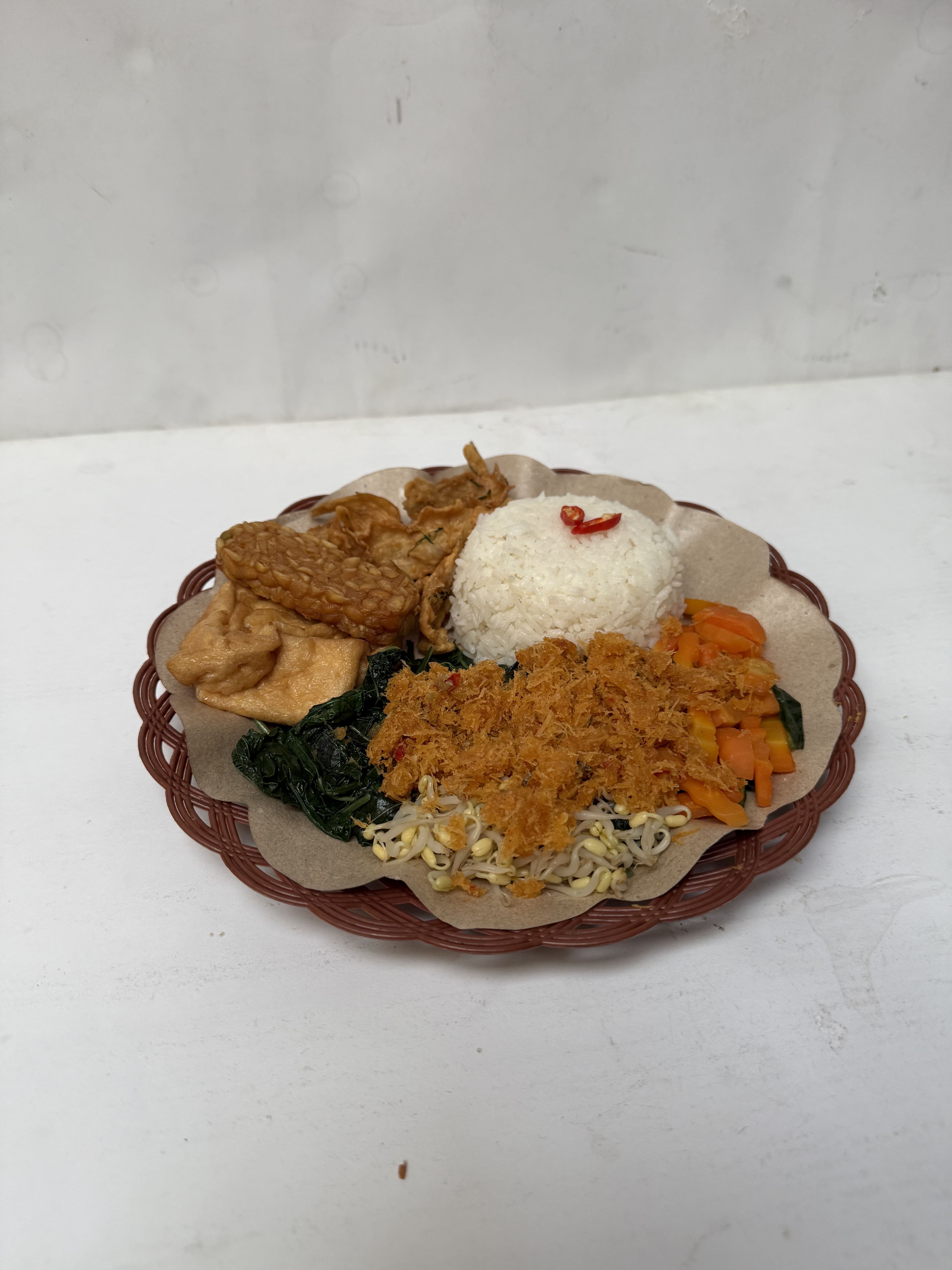 Nasi Gudangan (tanpa lauk)